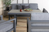Sofagruppe Barcelona – svart og grå