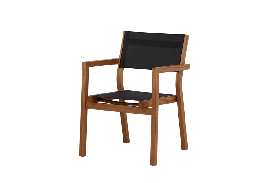 Spisestol Venice 2-pakk – natur