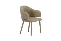 Spisestol Evelin 2-pakk – beige