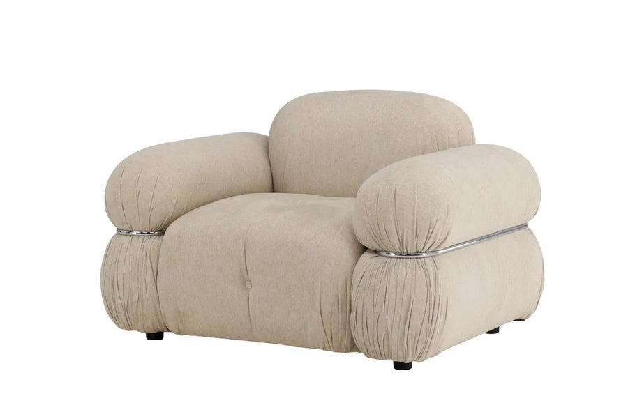 Loungelenestol Mika – beige