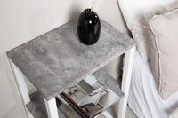Sidebord Rise 45 x 30 – grå