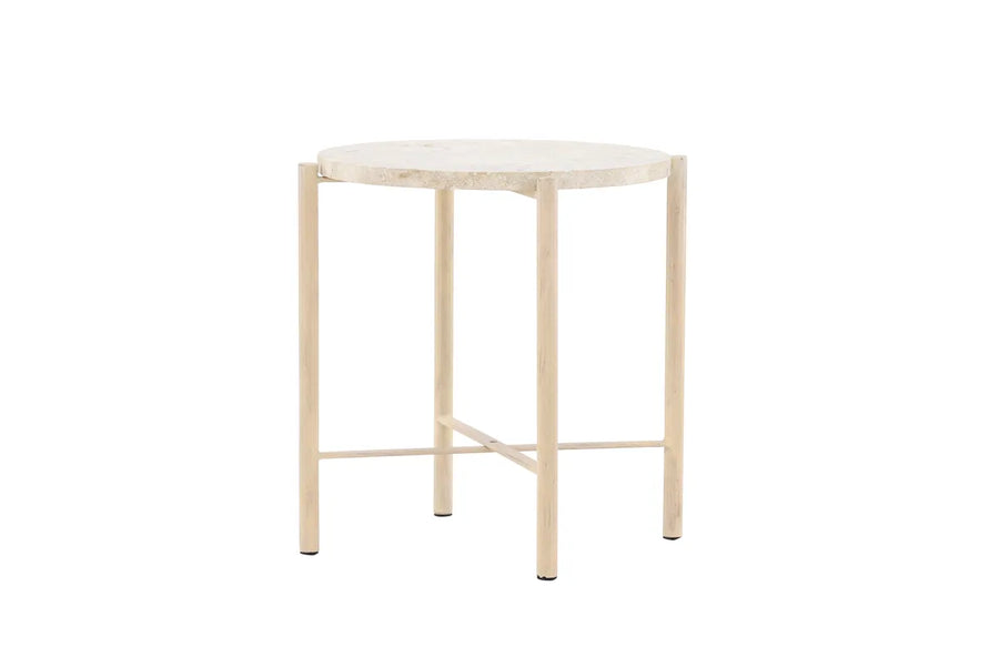Sofabord Sandhamn ⌀40 – beige