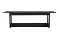 Spisebord Milly 235 × 100 – svart
