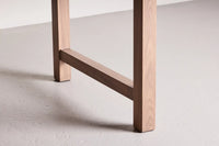 Spisebord Count rektangulært 220 x 100 – brun