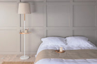 Gulvlampe Hattman – beige