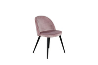 Spisestol Velvet 2-pakk – støvet rosa
