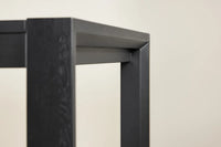 Rektangulært spisebord Slider 170 x 95 – svart
