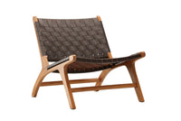 Loungelenestol Rike – brun