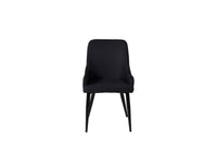 Spisestol Plaza 2-pakk – svart