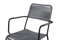 Spisestol Lindos 2-pakk – grå