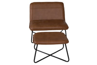 Loungelenestol X – brun