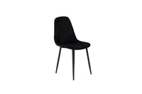 Spisestol Polar 2-pakk – svart