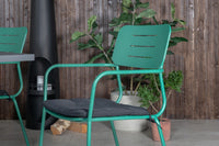Spisegruppe Nicke & Marbella 2-pakk + Spisebord 160 x 100 – grønn og svart