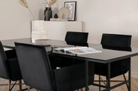 Spisegruppe 200 x 90 – svart