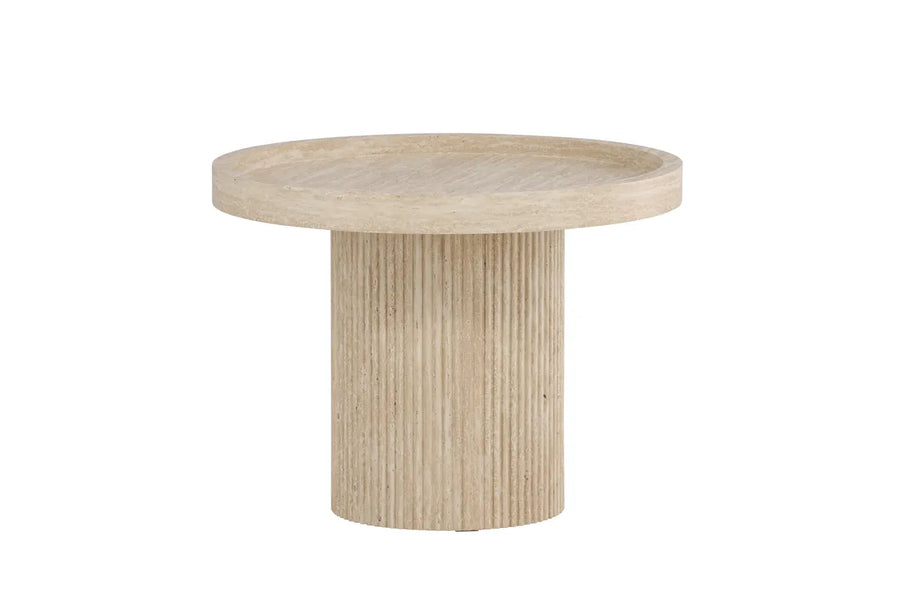 Sidebord Krille ⌀60 – beige