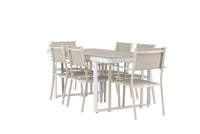 Spisegruppe Copacabana & Merlo 2-pakk 200 x 90 – beige og hvit