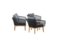 Sofagruppe Chania – natur og svart