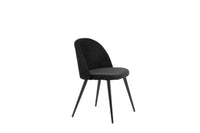 Spisestol Velvet 2-pakk – svart
