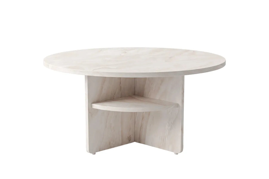Sidebord Ålesund ⌀85 – beige