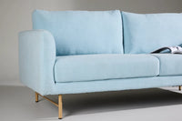Sofa 3-seter Sky – blå