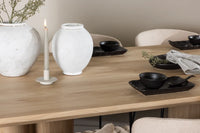 Spisestol Modesto & Olivia 2-pakk + Rektangulært spisebord 210 x 100 – beige og natur
