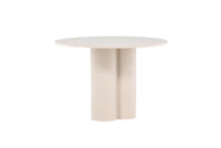 Spisebord Olivia rundt ⌀110 – beige