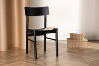 Spisestol Montros 2-pakk – svart