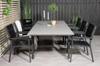 Spisegruppe Levels 160 x 100 + spisestol 2-pakk – svart