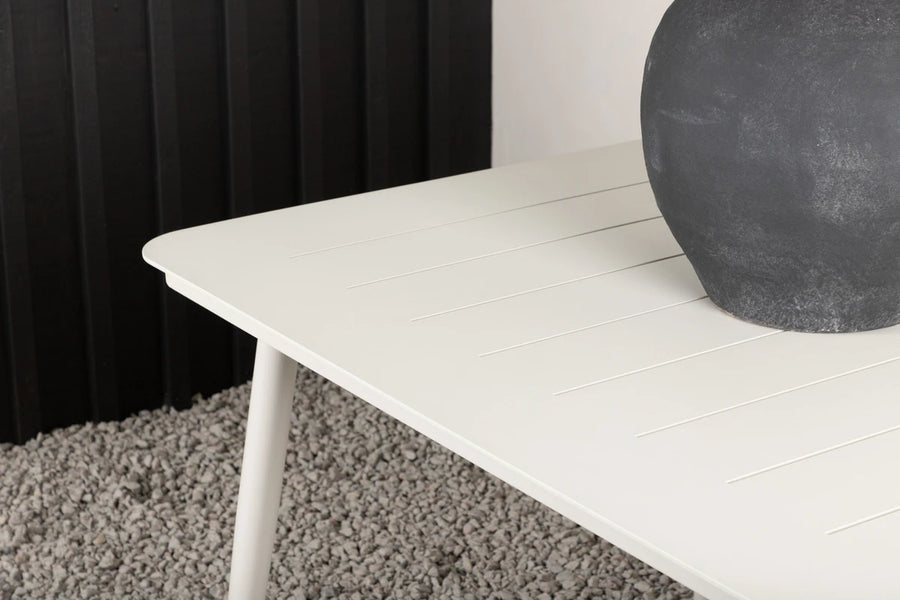 Rektangulært spisebord Lina 200 x 90 – beige
