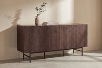 Skap Björkön 150x42x75 – mocca