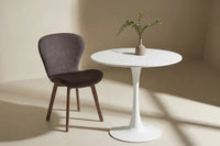 Spisebord Hamden rundt 80x75 – hvit