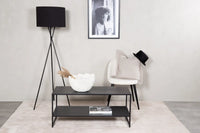Sofabord Staal 102 x 45 – svart