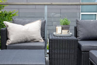 Loungegruppe Quad – svart