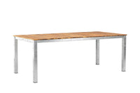 Rektangulært spisebord Zenia 200 × 100 – natur