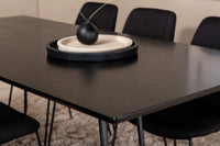 Spisegruppe Muce & Petra 2-pakk 190 x 90 – svart