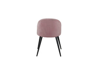 Spisestol Velvet 2-pakk – støvet rosa
