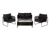 Sofagruppe Utah – svart