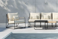 Sofagruppe Palazzo – svart og beige
