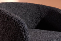 Lenestol Fluffy – svart