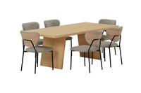Spisegruppe Butterfly & Logga 2-pakk 210 x 100 – beige og natur