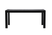 Rektangulært spisebord Slider 170 x 95 – svart