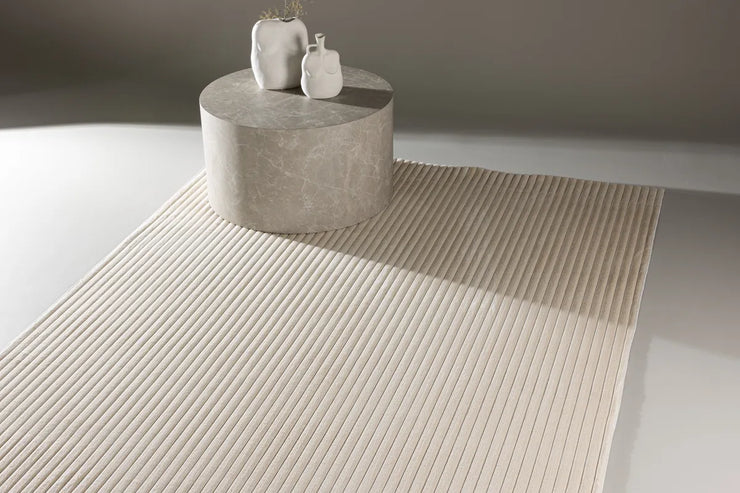 Rektangulært teppe Miller 230 x 160 – offwhite