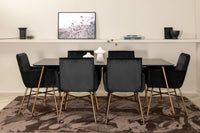 Spisegruppe Petra 190 x 90 – svart