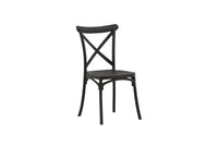 Spisestol Crosett 2-pakk – svart