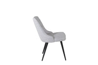 Spisestol Velvet Deluxe 2-pakk – grå