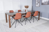Spisestol Polar 2-pakk – kunstskinn