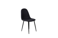 Spisestol Polar 2-pakk – svart
