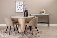 Spisestol Velvet 2-pakk – beige
