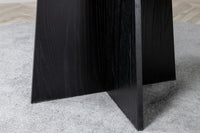 Spisebord Bootcut rundt ⌀110 – svart