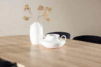 Spisegruppe Bootcut & Modesto oval 230 x 115 2-pakk – natur og svart
